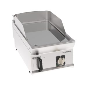 Fry-Top elettrico piastra liscia cromata top con tecnologia EVENHEAT