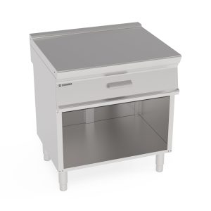 Piano neutro con cassetto, freestanding su vano aperto Tecno74 dim. cm 80x70x90h