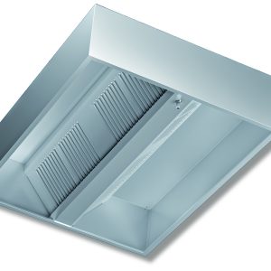 Cappa centrale Kubica DSCKM 13/14 – 130 × 140 cm (P × L) – Inoxgastroshop