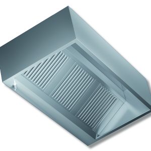 Cappa a parete Kubica DSPKM 11/20 – 110 × 200 cm (P × L) – Inoxgastroshop