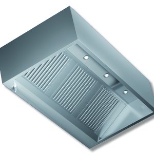 Cappa a parete Kubica DSPKMPA 11/24 – 110 × 240 cm (P × L) – Inoxgastroshop
