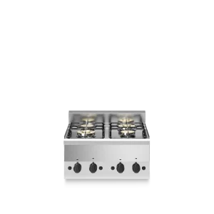 Inoxgastro 600 – Piano cottura gas modulo 60 4 fuochi 13,8 kW top