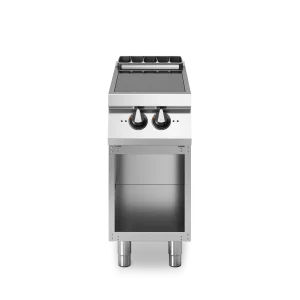 Inoxgastro 700 – Piano a induzione, 2 zone, su vano aperto, modulo 40 cm