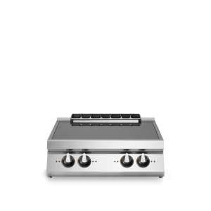 Inoxgastro 700 – Piano a induzione, 4 zone, top, modulo 80 cm