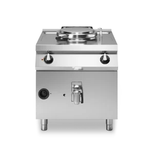 Inoxgastro 700 – Pentola a gas, riscaldamento diretto, 50 litri, modulo 80 cm