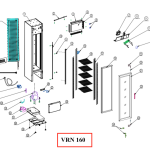 VETRINA REFRIGERATA PER BIBITE VRN 160