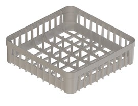 Cestello per 9 piatti 40 × 40 cm Inox Gastroshop 208055