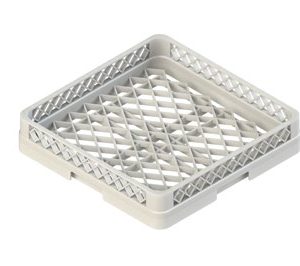 Cestello per bicchieri a maglia larga 50 × 50 cm Inox Gastroshop 800202