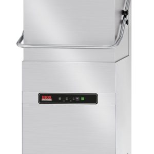 Lavastoviglie a cappotta e lavaoggetti Inox Gastroshop IGCH150 – Cesto 50 × 60 cm