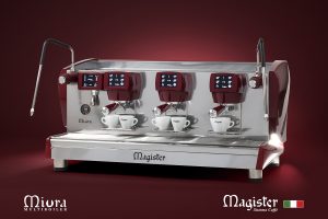 Macchina da caffè professionale Magister Miura Multiboiler – 3 gruppi