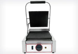 PIASTRA GRILL IN GHISA SINGOLA RIGATA SOPRA E SOTTO R1