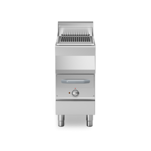 Inoxfun700 – Acqua grill elettrica, 1 zona di cottura in acciaio inox, modulo 40 cm
