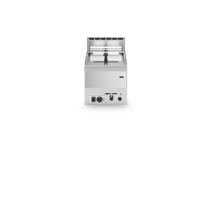 Inoxgastro 600 – Friggitrice gas modulo 30 1 vasca 8 lt bruciatori in vasca 6,8 kW top