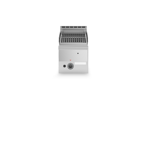 Inoxgastro 600 – Griglia pietra lavica gas modulo 30 1 zona inox 5,5 kW top
