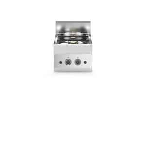 Inoxgastro 650 – Piano cottura gas modulo 40 2 fuochi 8,6 kW top