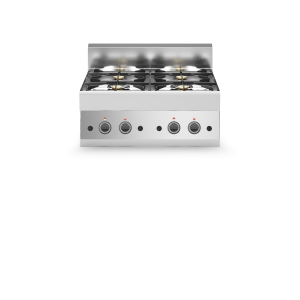 Inoxgastro 650 – Piano cottura gas modulo 70 4 fuochi 17,2 kW top