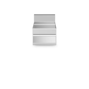 Inoxgastro 650 – Elemento neutro modulo 40 cassetto top
