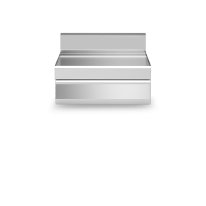 Inoxgastro 650 – Elemento neutro modulo 70 cassetto top