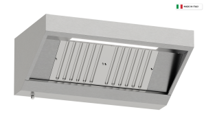 Cappa a parete Snack – con motore – 2200 × 900 mm
