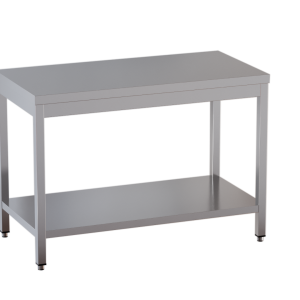 Tavolo da lavoro su gambe – con ripiano inferiore – senza alzatina – 1700 × 700 × 850 mm