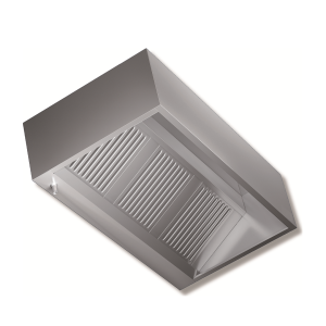 Cappa a parete Cubica – in acciaio inox AISI 304 – 1000 × 900 mm