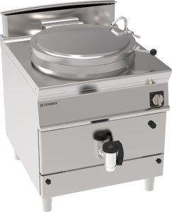 Pentola gas diretta 150lt vasca in acciaio inox AISI 316 freestanding – Tecnoinox