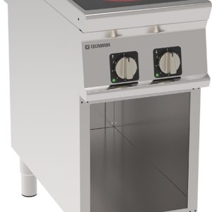 Piano cottura in vetroceramica 2 zone riscaldanti freestanding su vano aperto – Tecnoinox