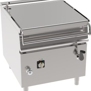 Brasiera 80lt elettrica basculante con vasca in acciaio inox AISI 304 freestanding su vano chiuso – Tecnoinox