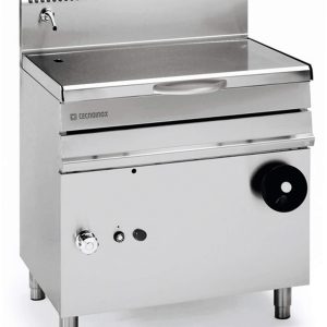Brasiera 50lt ribaltabile gas freestanding con vasca in acciaio inox AISI304 – Tecnoinox