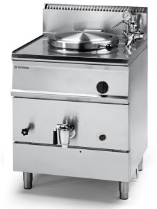 Pentola gas indiretta 50lt vasca in acciaio inox AISI 316 freestanding – Tecnoinox