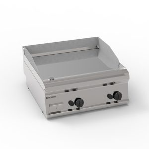 Fry-Top gas piastra liscia cromata top – Tecnoinox