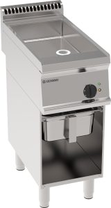 Brasiera 15lt elettrica multifunzione con fondo Vasca duplex freestanding su vano aperto – porta nonpplicabile – Tecnoinox