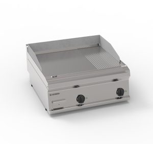 Fry-Top elettrico piastra 1/3 rigata top – Tecnoinox