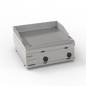Fry-Top elettrico piastra rigata top – Tecnoinox