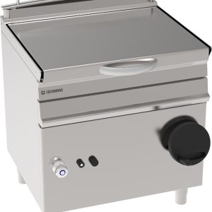 Brasiera 50lt gas basculante con vasca in acciaio inox AISI 304 freestanding su vano chiuso – Tecnoinox