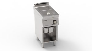Brasiera 15lt elettrica multifunzione con vasca duplex freestanding su vano aperto – Tecnoinox