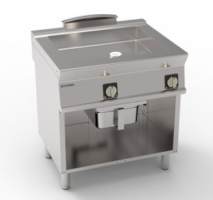 Brasiera 28lt elettrica multifunzione con vasca duplex freestanding su vano aperto – Tecnoinox