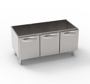 Vano neutro con 3 porte Tecno74 dim. cm 120×57.5x57h – Tecnoinox