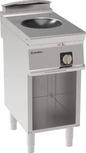 Piano cottura a induzione wok freestanding su vano aperto – TECNO 74 – Tecnoinox