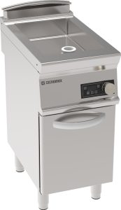 Brasiera 15lt elettrica multifunzione con fondo Vasca duplex, controllo elettronico, freestanding su vano aperto – Tecnoinox