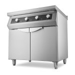 Piano di Cottura a Induzione 700 – 4 Fuochi – 17000W – con Supporto – Maxima 09371011