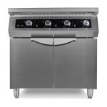 Piano di Cottura a Induzione 700 – 4 Fuochi – 17000W – con Supporto – Maxima 09371011