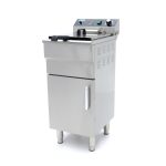 Friggitrice – 16L – 1 Cestello – con Rubinetto di Scarico e Base Armadiata – 230V – Maxima 09365157