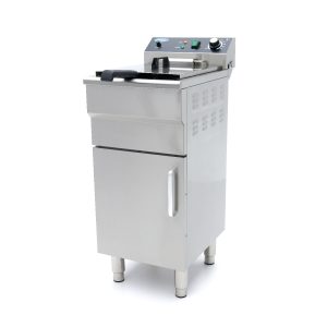 Friggitrice - 16L - 1 Cestello - con Rubinetto di Scarico e Base Armadiata - 230V – Maxima 09365157