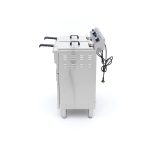 Friggitrice – 2 x 16L – 2 Cestelli – con Rubinetto di Scarico e Base Armadiata – 230V – Maxima 09365158