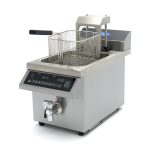 Friggitrice – 8L – 1 Cestello – Induzione – Sistema di Sollevamento – con Rubinetto di Scarico – Maxima 09371450