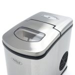 Macchina per il Ghiaccio – 10-12 kg/24 h – Ghiaccio a proiettile – Raffreddamento ad aria – Argento – Maxima 09100500
