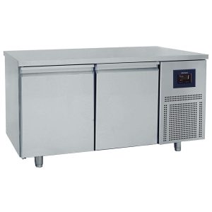 Virtus – Tavolo refrigerato pasticceria a 2 porte 600x400 mm, piano in inox, -2°/+8°C - WiFi – BNZ0002/FNPI