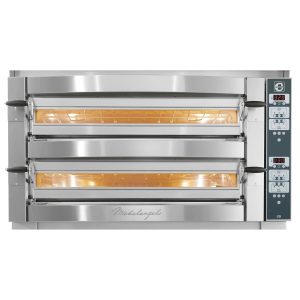 Forno pizza Cuppone Michelangelo ML635L/2 largo – 6+6 pizze Ø35 cm