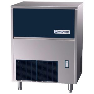 Mastro PRO – Produttore di ghiaccio a cubetti, raffreddamento ad aria, 70 kg/24 h – cubetti quadrati – BAA0082